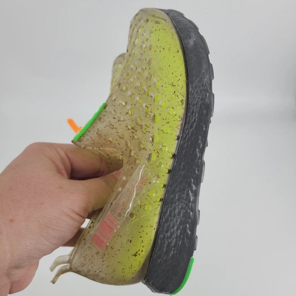 Sunies Kids Eco-Friendly‎ Perforated Water Sneakers - Neon/Black Size 12